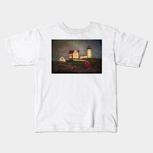 Nubble Lighthouse Texture Kids T-Shirt